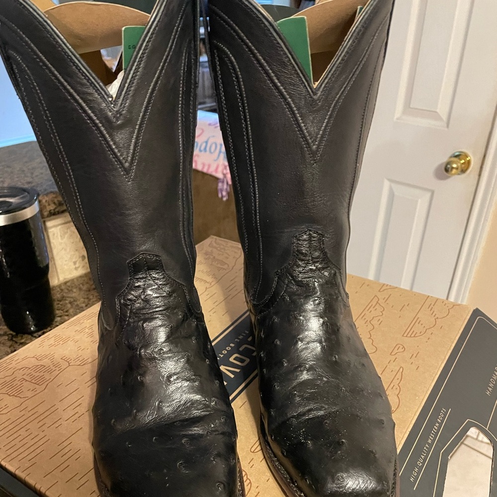 Men’s Tecovas Ostrich boots